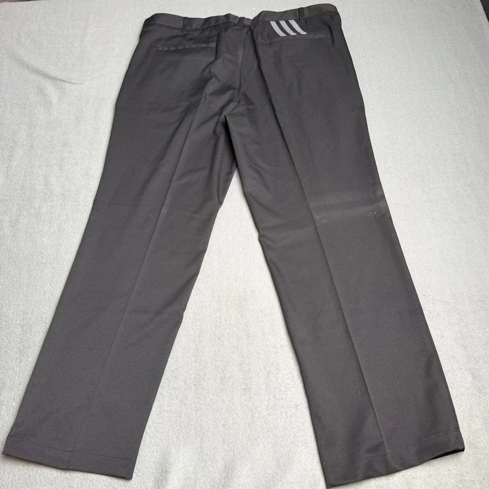 Adidas Mens Ultimate365 Golf Pants Black Flat Front 38x30 Trousers